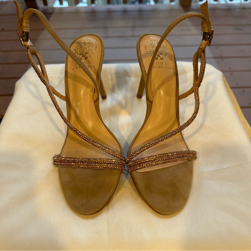 Vince Camuto sexy rhinestone heels